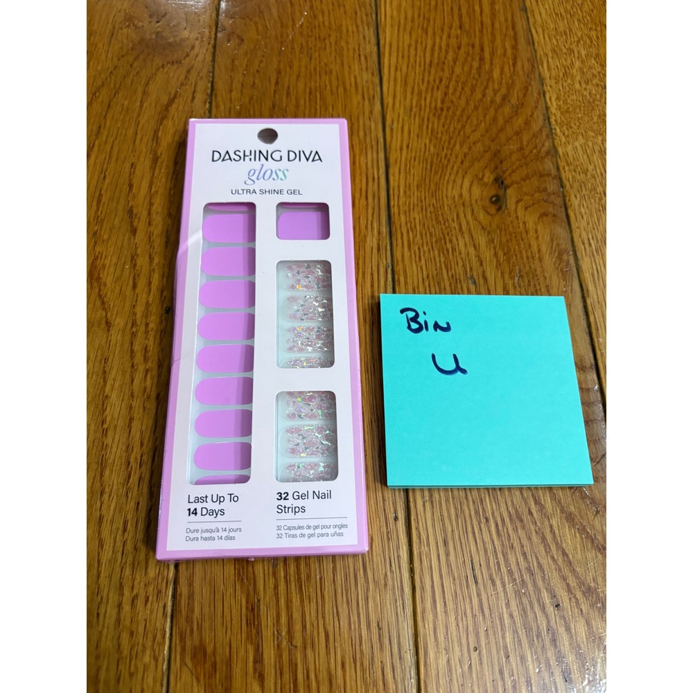 Dashing Diva Gloss Ultra Shine Gel Nail Strips Oh My Orchid GS557 32ct New
